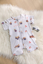 Load image into Gallery viewer, *RESTOCKED* Bamboo Playsuit - No Otter Place Like Home (2025)