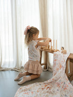 Load image into Gallery viewer, Frill Sleeve Bamboo Tee - Woodland