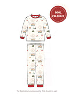 Load image into Gallery viewer, *PRE-ORDER* Kids Pyjamas set - SG61 No Otter Place Like Home