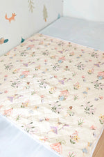 Load image into Gallery viewer, *PRE-ORDER* Modal Waterproof Bed Mat (With Wings) - Fairy Bloom