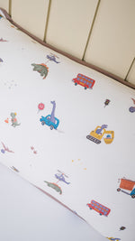 Load image into Gallery viewer, Lovey & Pillow - Dino Construction