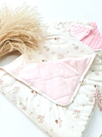 Load image into Gallery viewer, Bamboo Quilt Blanket - Whimsical Forest