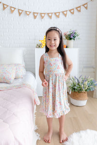 Bamboo Preppy Dress - Foliage
