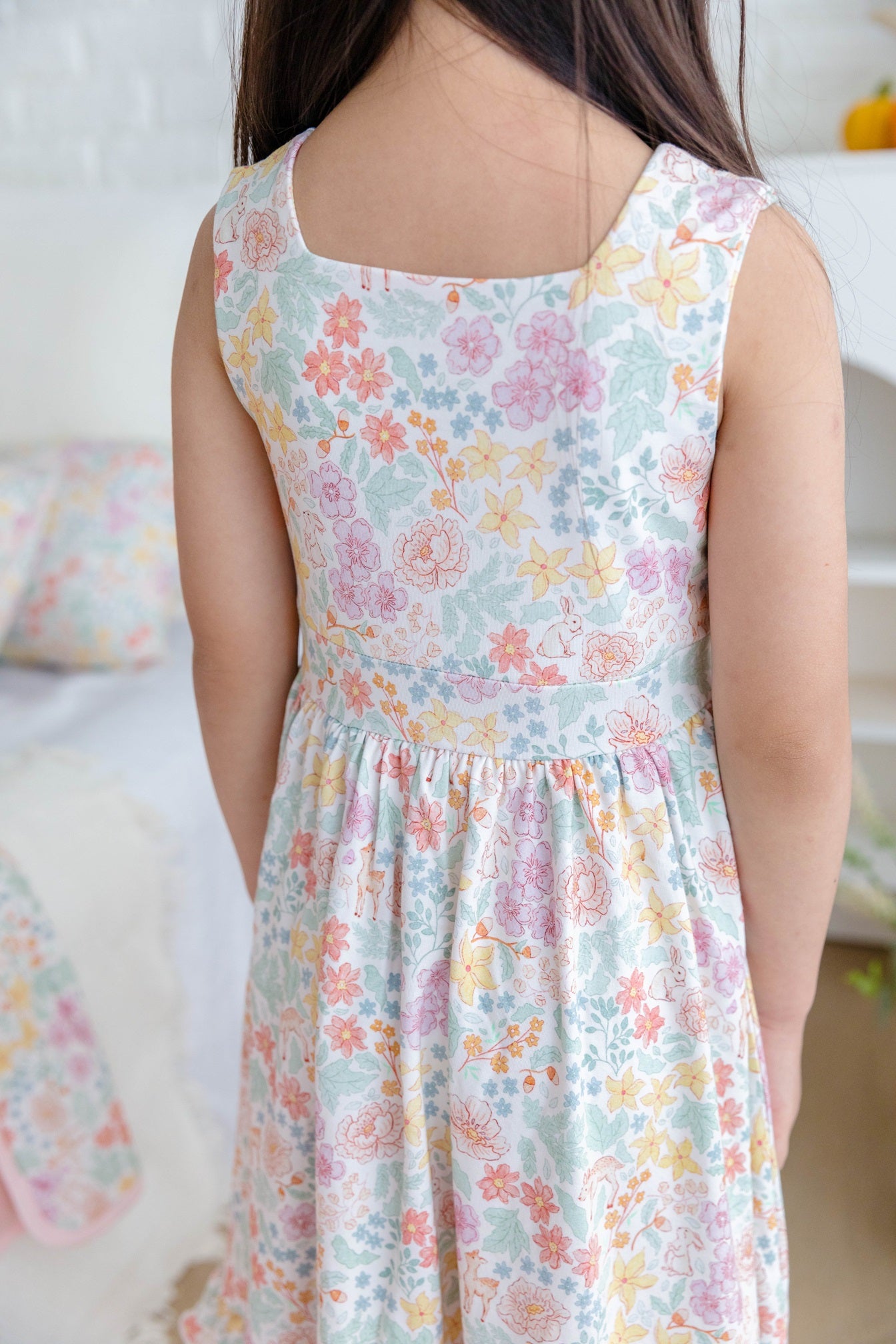 Bamboo Preppy Dress - Foliage