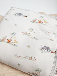 Bamboo Quilt Blanket - Garden