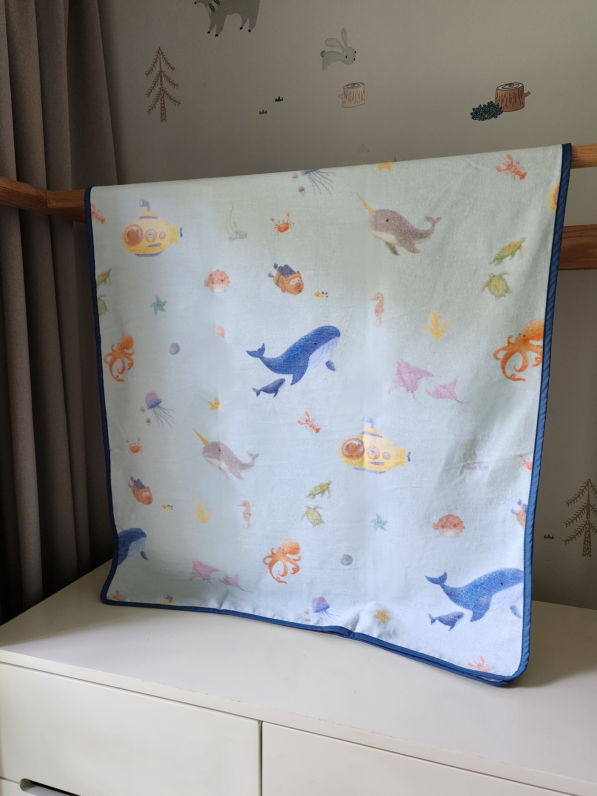 *PRE-ORDER* Organic Bath Towel - Ocean