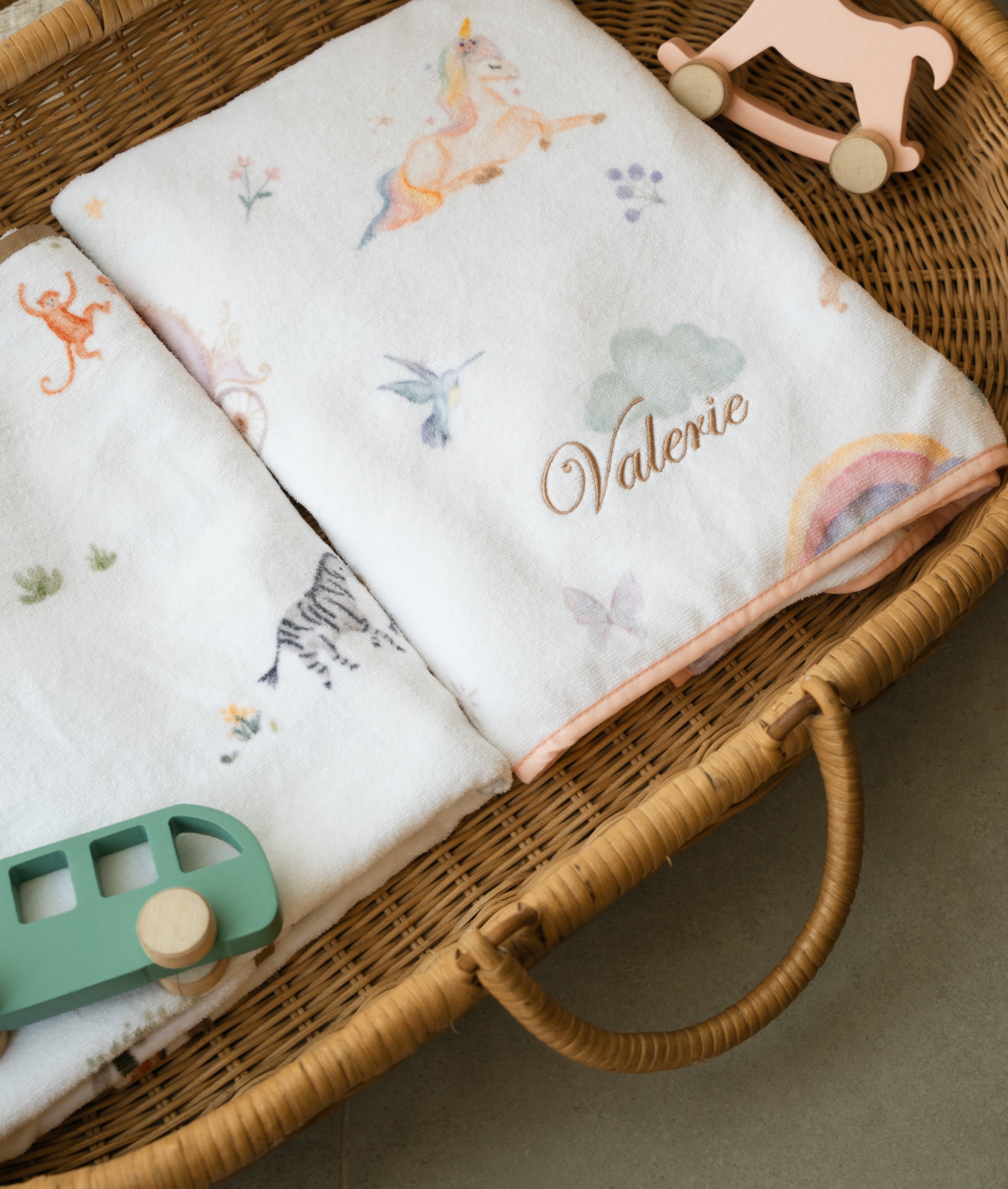 Organic Bath Towel - Unicorn