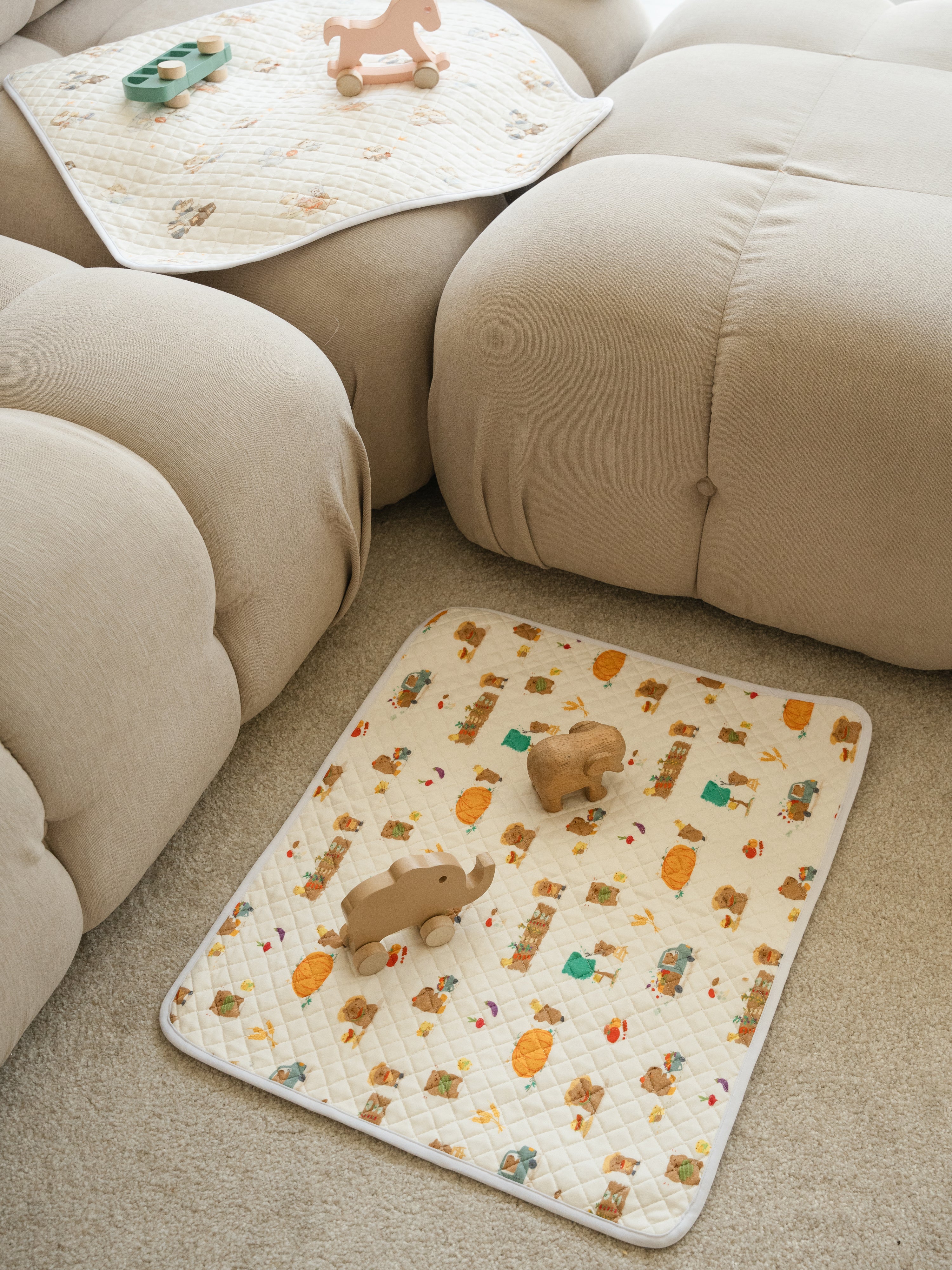 Bamboo Waterproof Bed Mat (Small) - Harvest