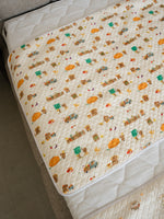 Load image into Gallery viewer, Bamboo Waterproof Bed Mat (With Wings) - Harvest
