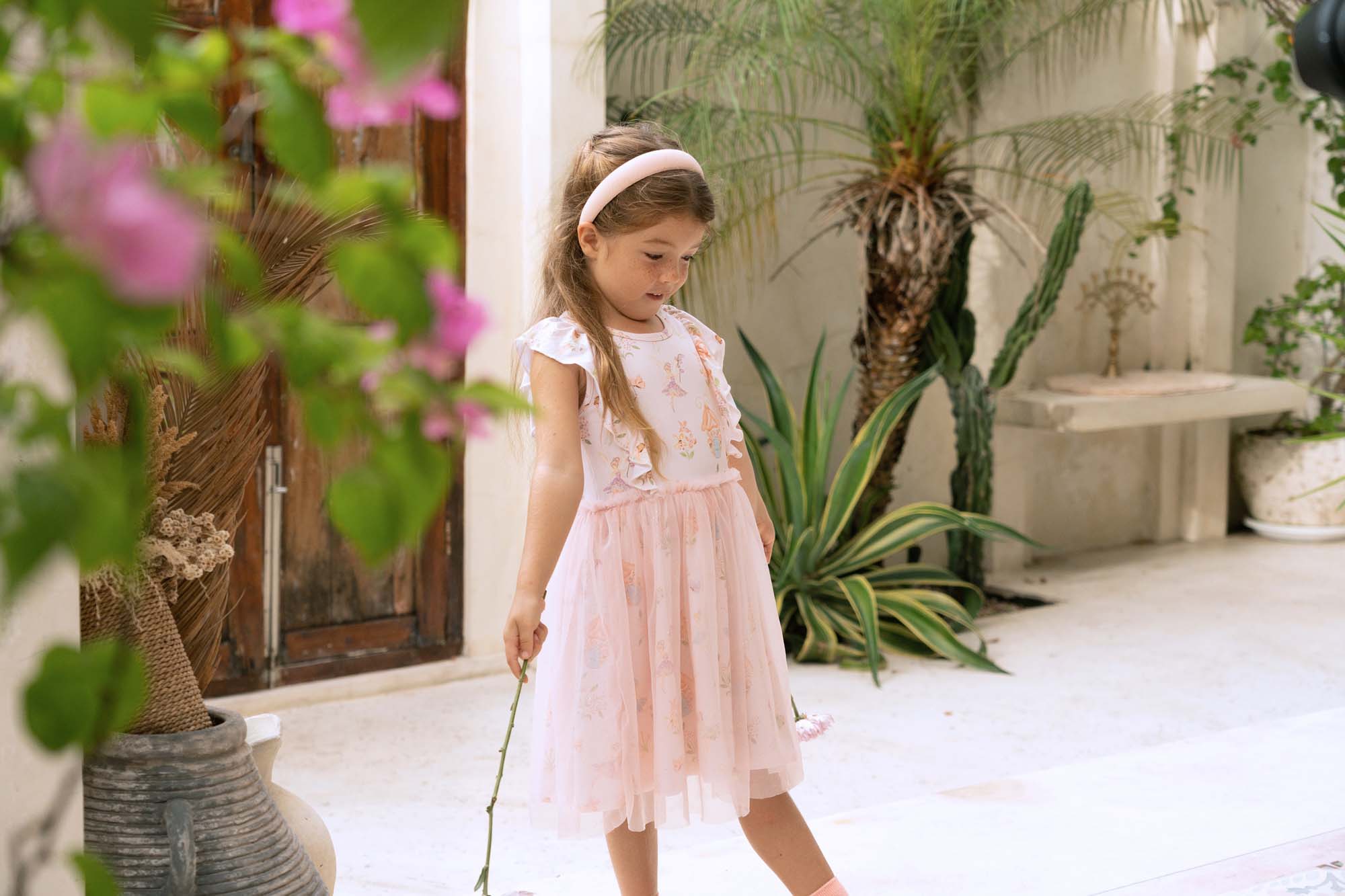 *BACKORDER* Bamboo Tulle Dress - Fairy Bloom