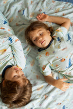 Load image into Gallery viewer, Kids Pyjamas set - Ocean (Short Sleeved)
