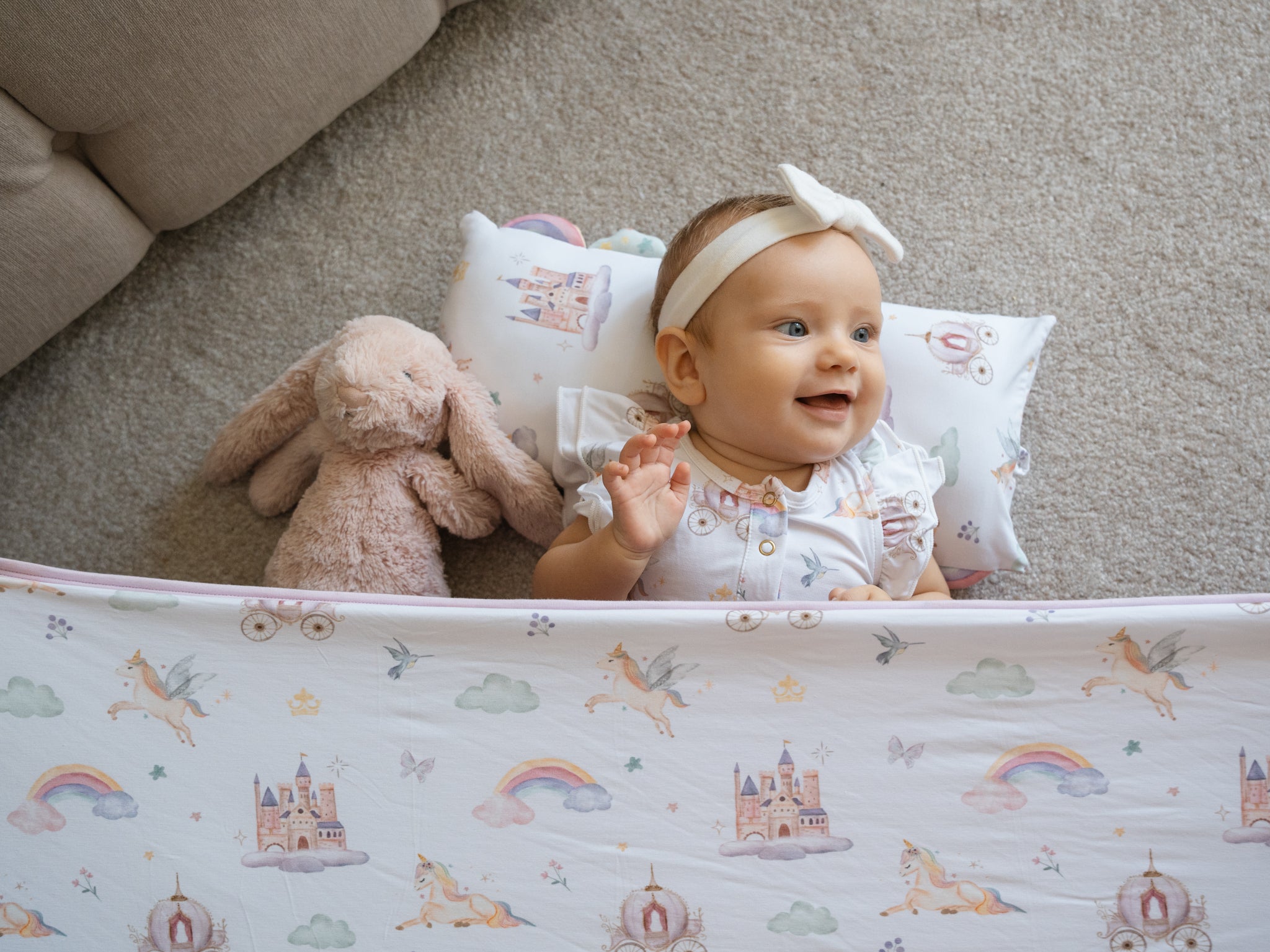 Bamboo Bodysuit Onesie - Unicorn