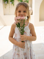 Load image into Gallery viewer, Sleeveless Bamboo Twirl Dress - Unicorn
