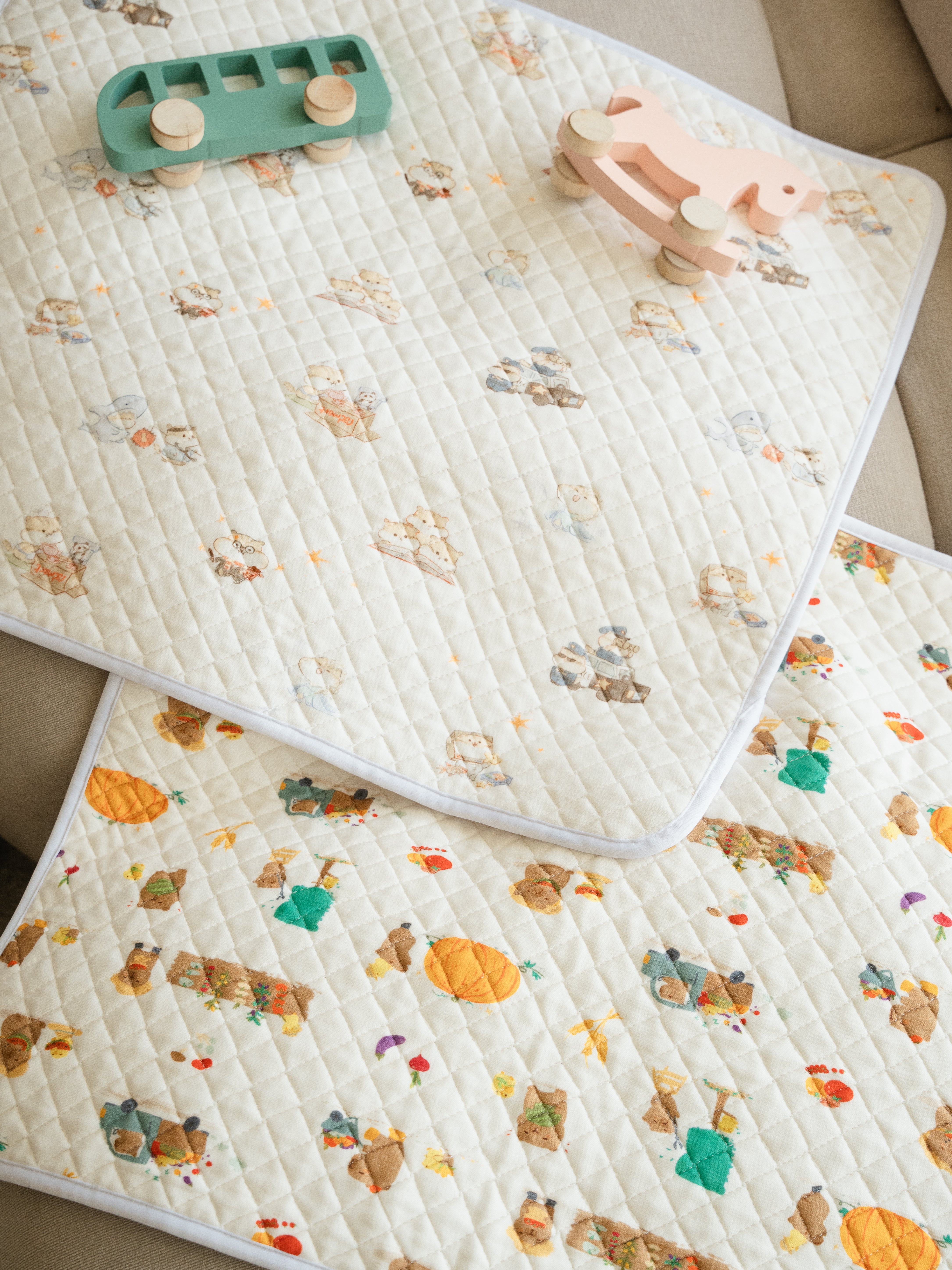 Bamboo Waterproof Bed Mat (Small) - Harvest