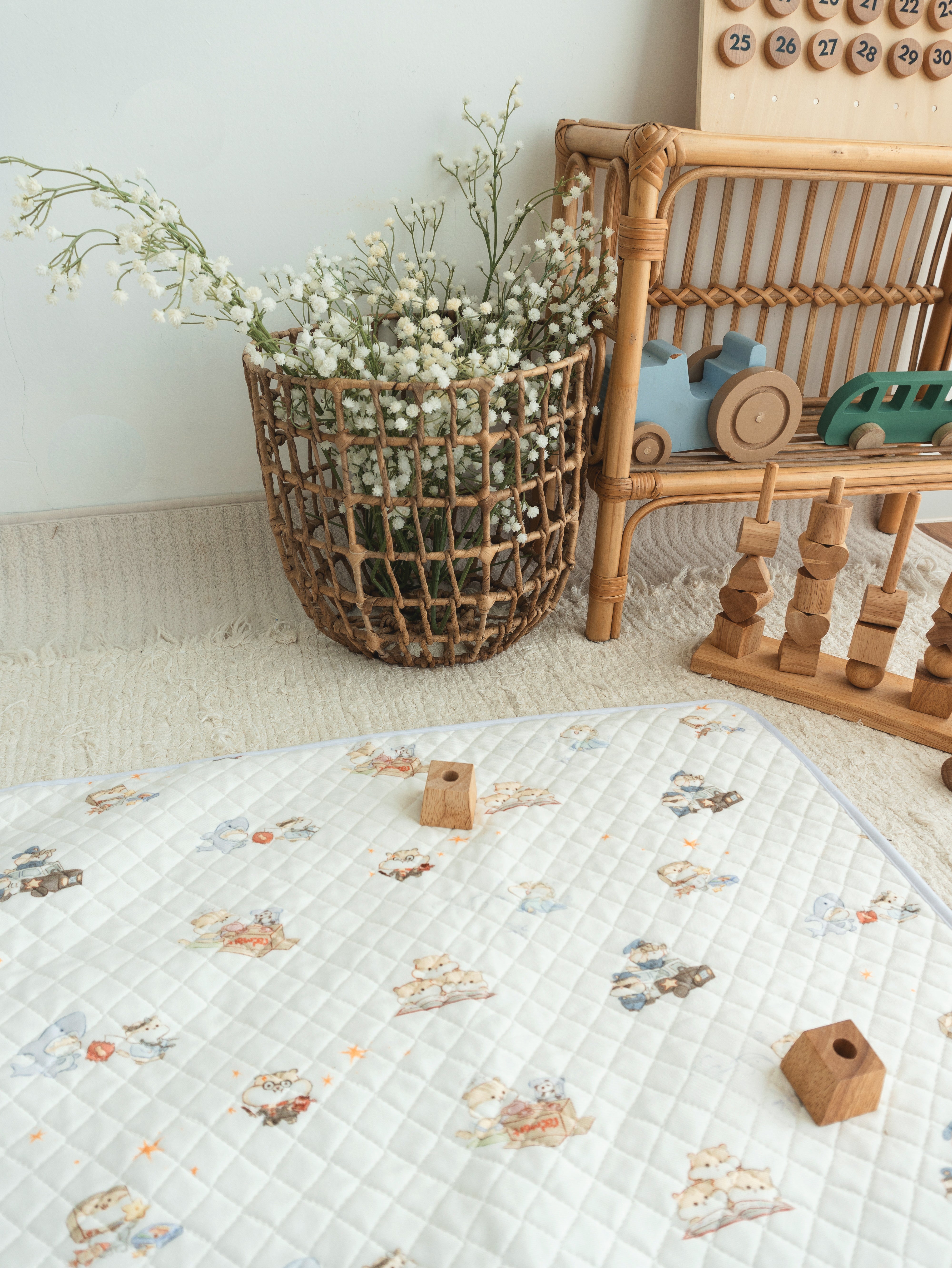 Bamboo Waterproof Bed Mat (Small) - Imagination