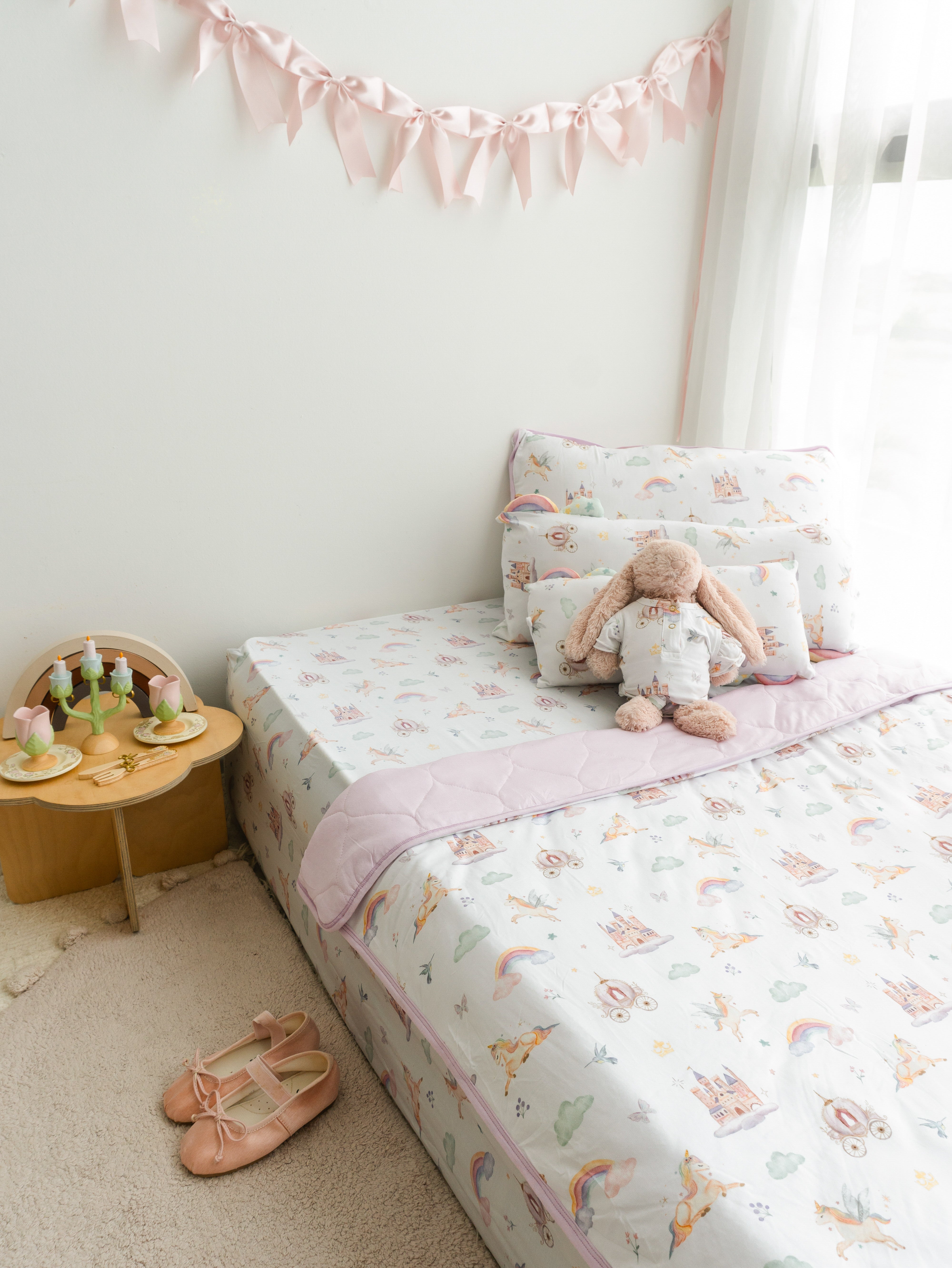 Bamboo Quilt Blanket - Unicorn