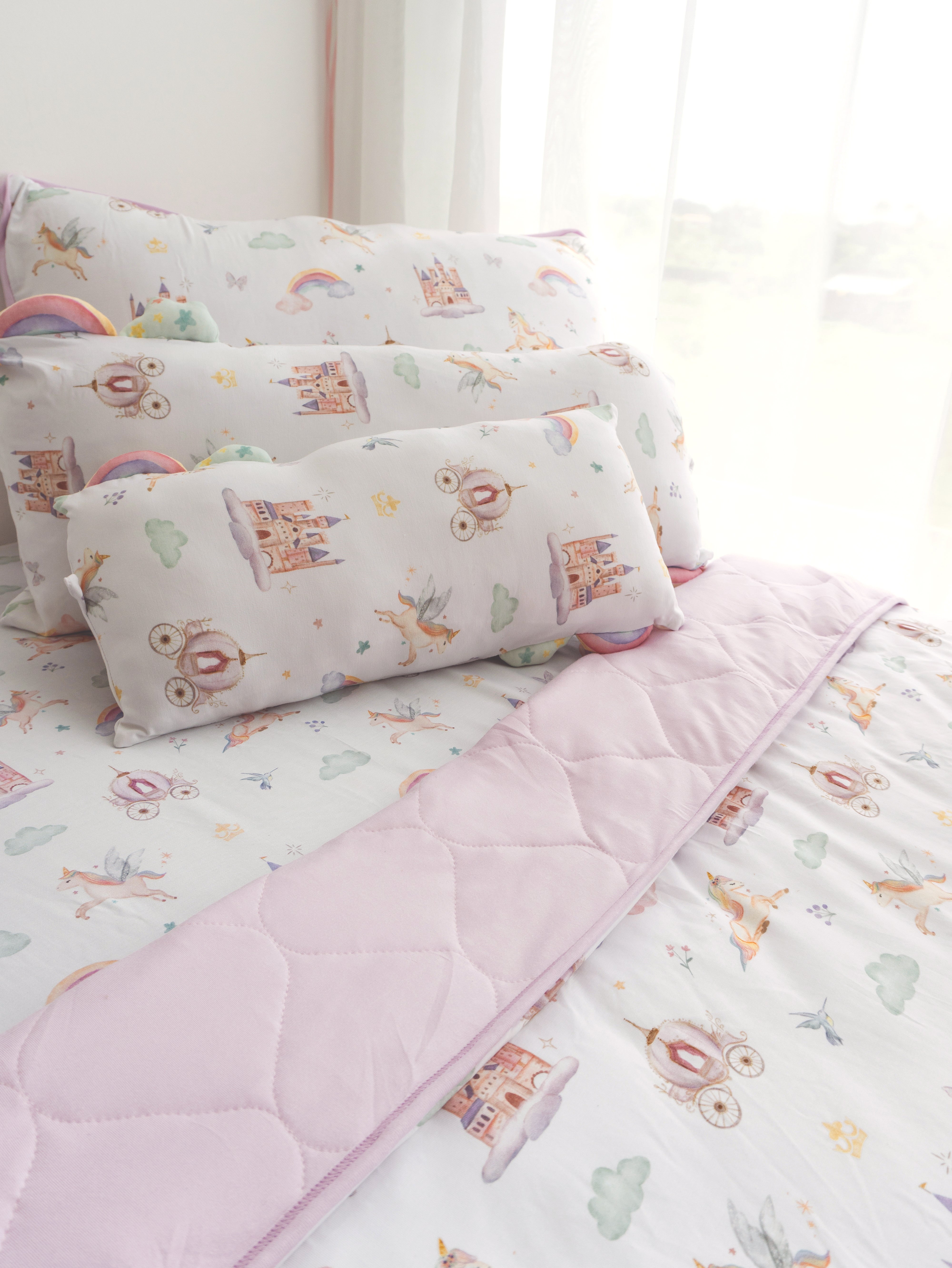 Bamboo Quilt Blanket - Unicorn