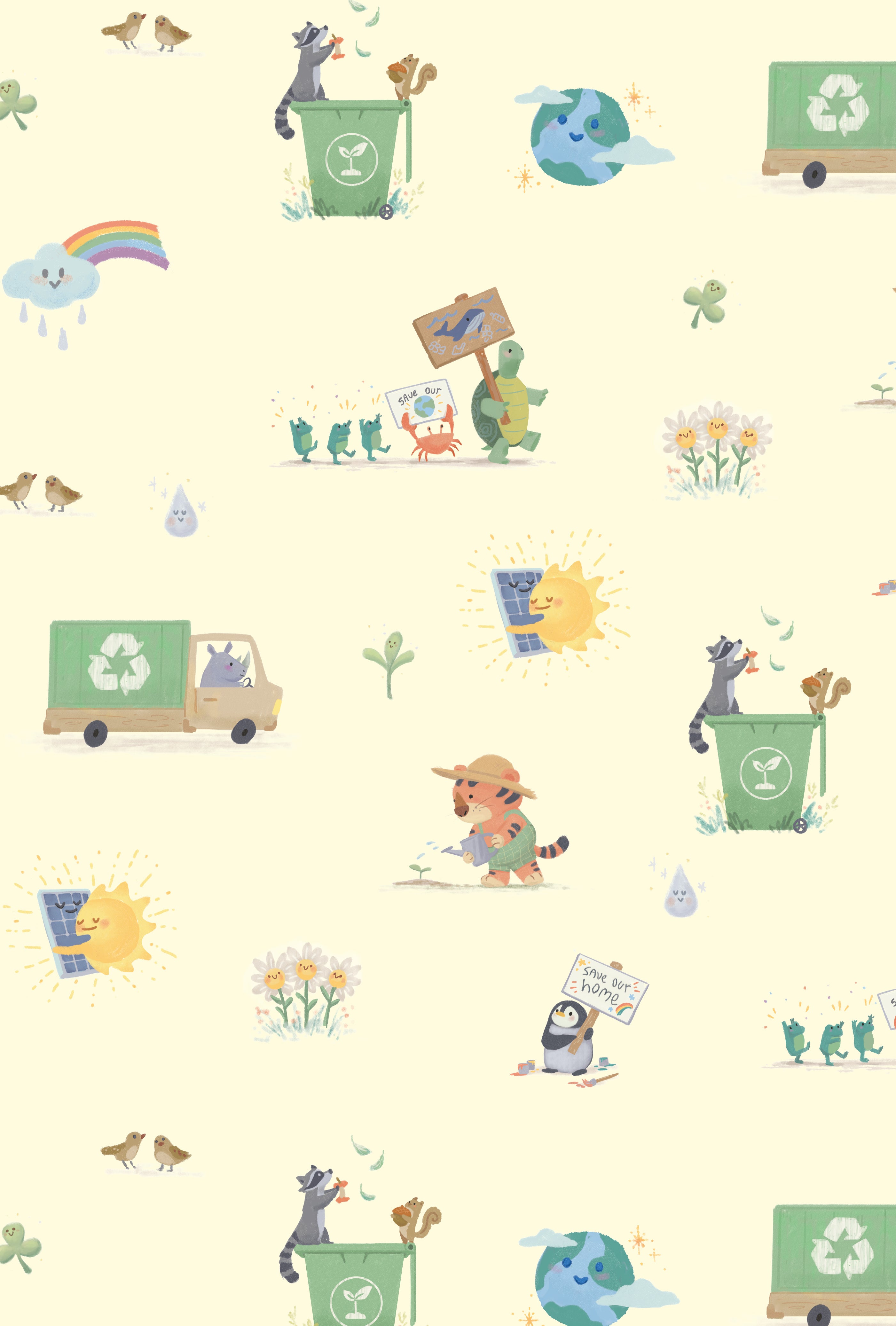 *PRE-ORDER* Bamboo Bodysuit Onesie - Save Our Planet