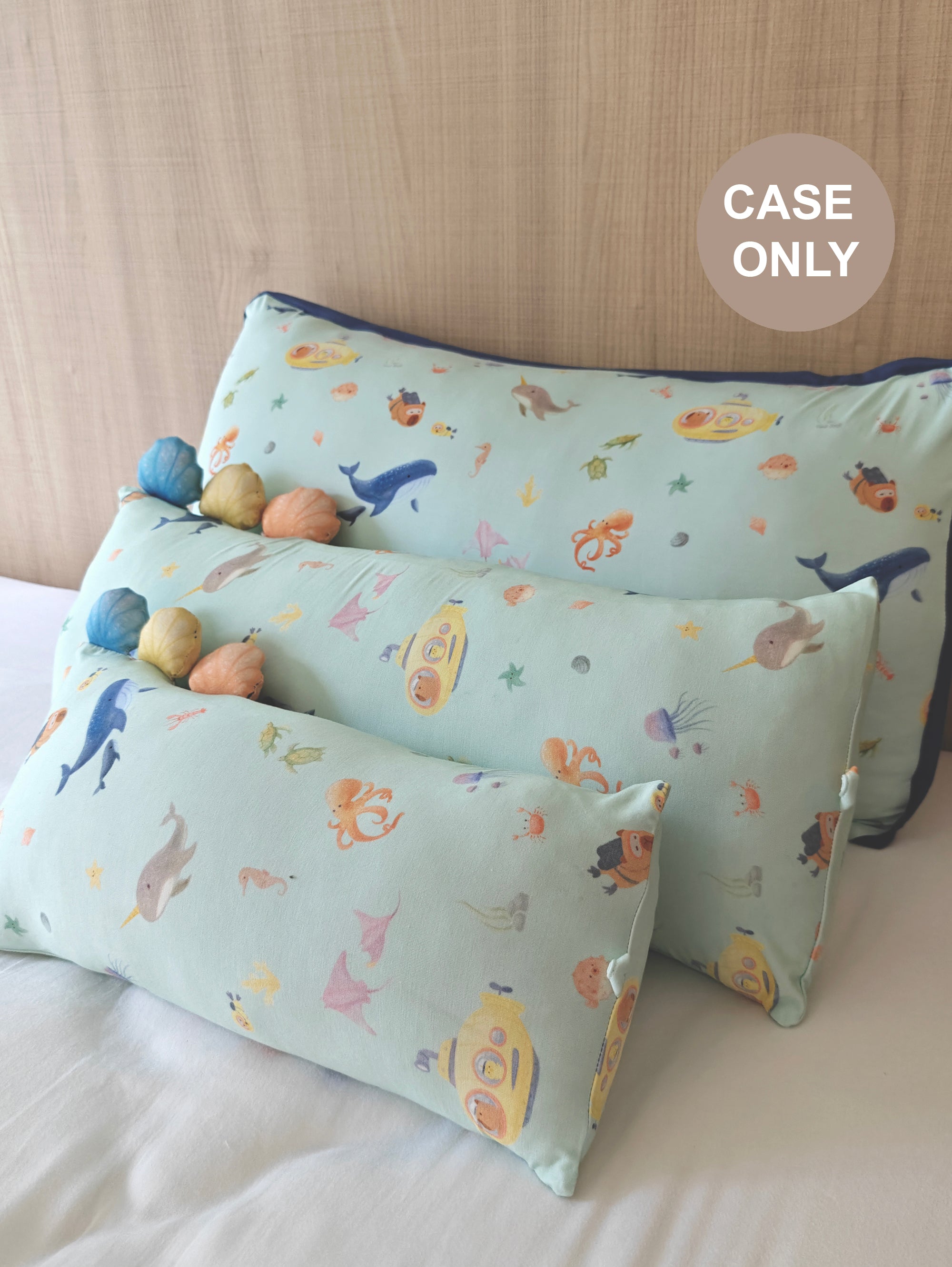 (CASING) *BACKORDER* Lovey & Pillow - Ocean