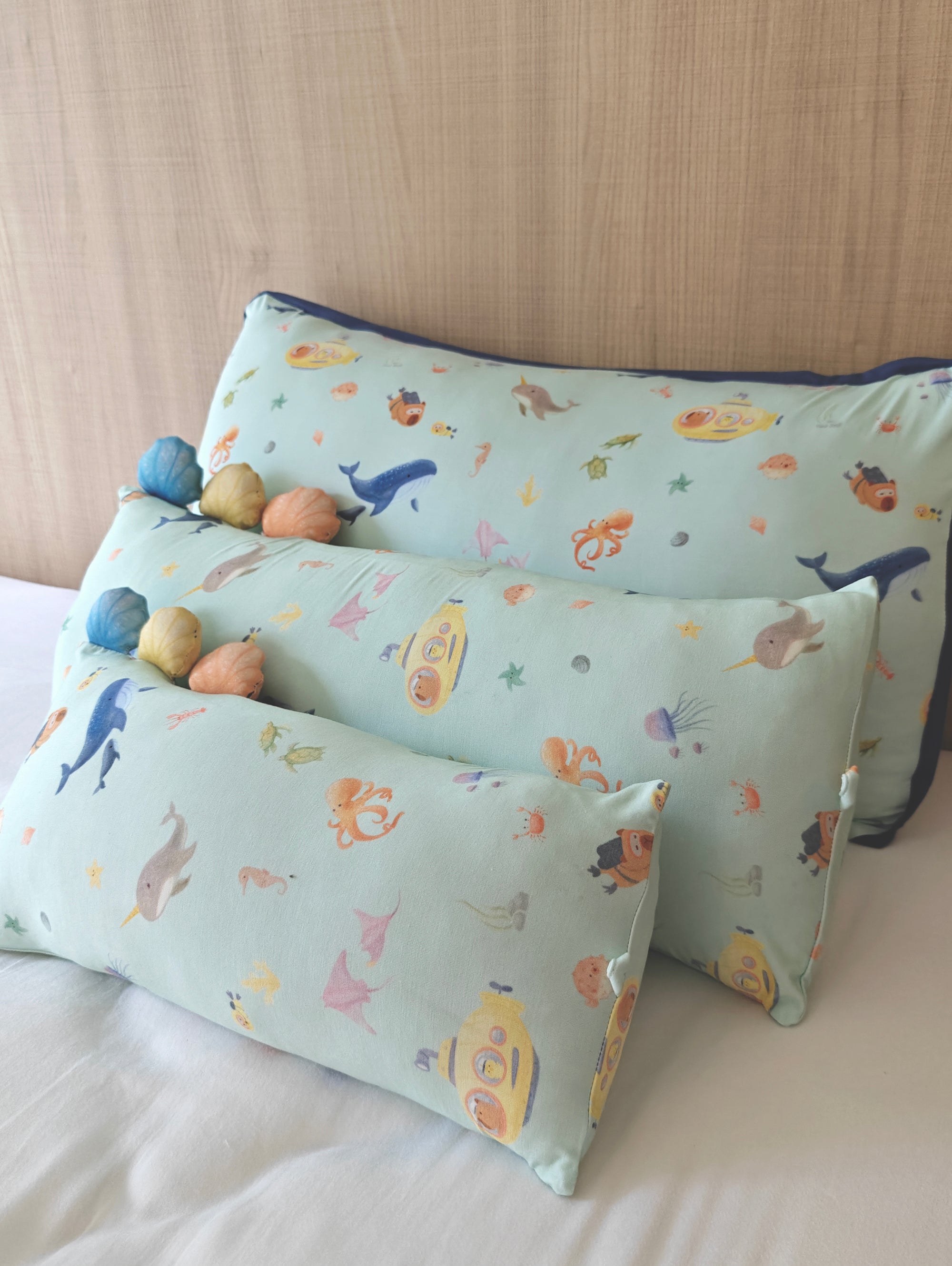 *BACKORDER*  Lovey & Pillow - Ocean