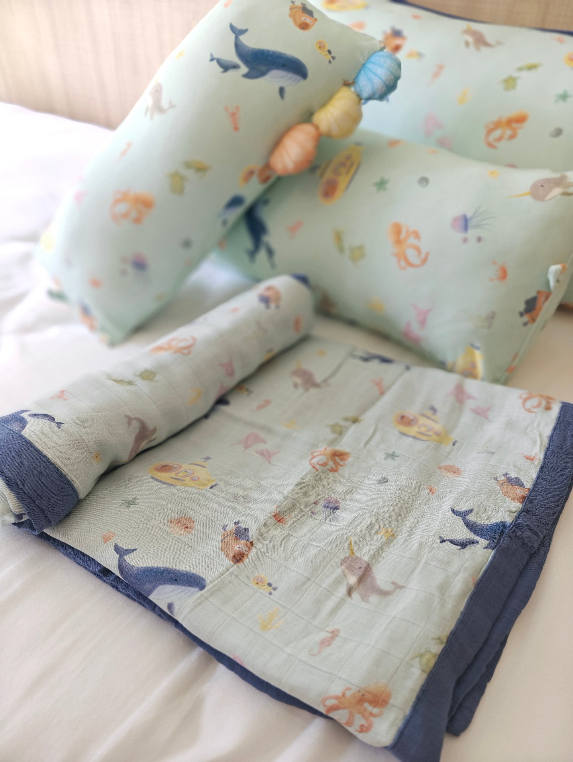 *PRE-ORDER* Bamboo Blanket - Ocean