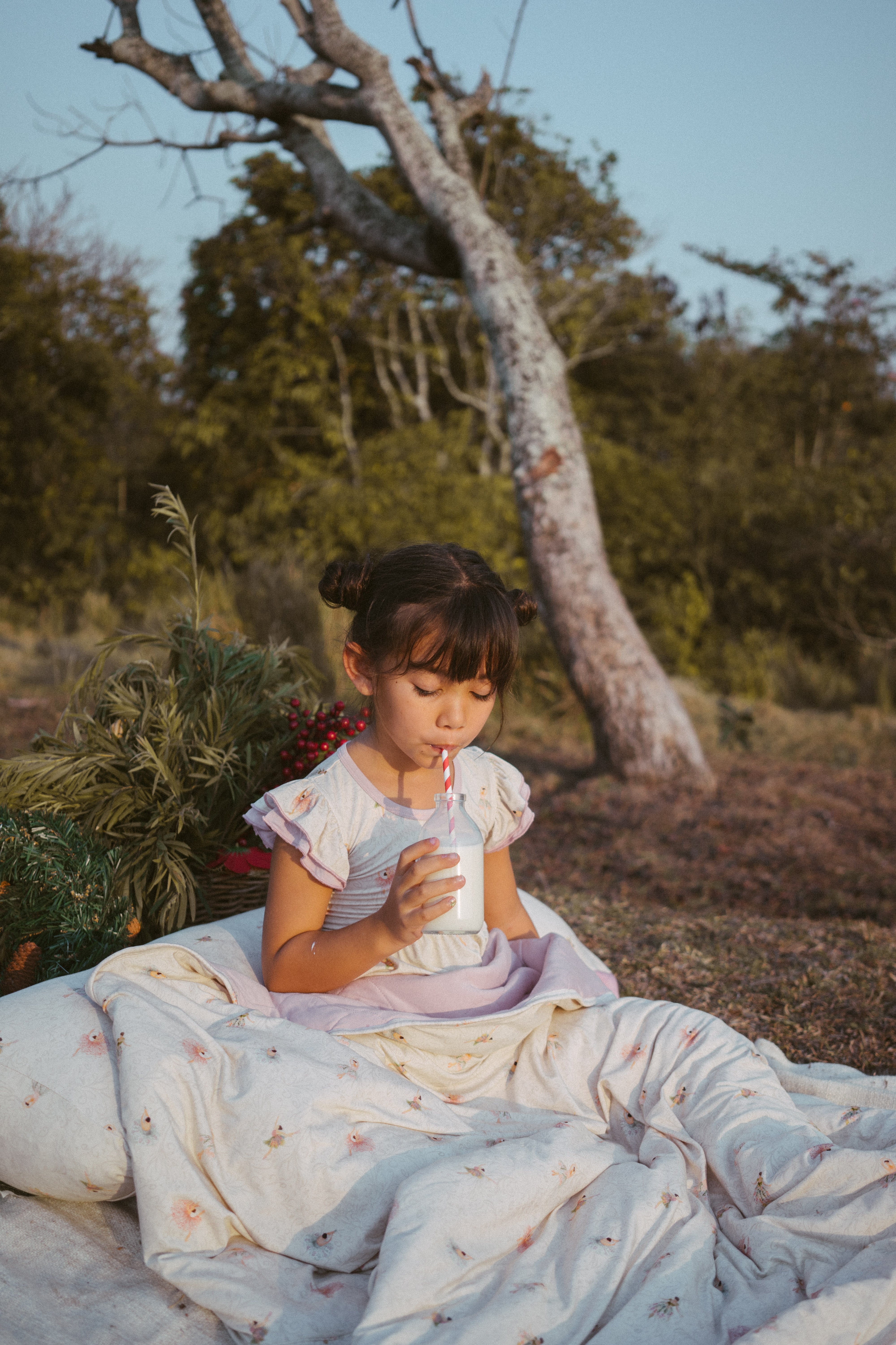 Bamboo Quilt Blanket - Ballerina