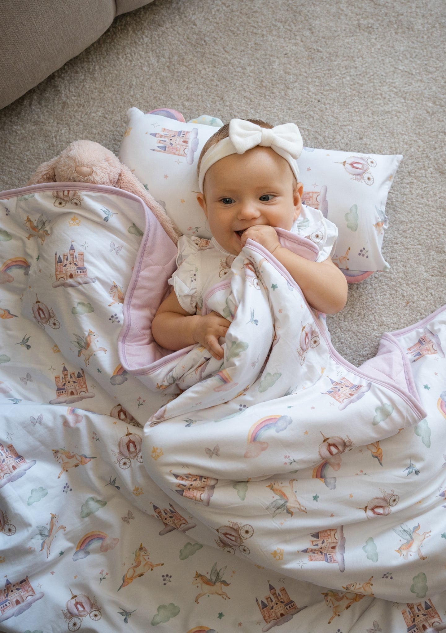 Bamboo Quilt Blanket - Unicorn