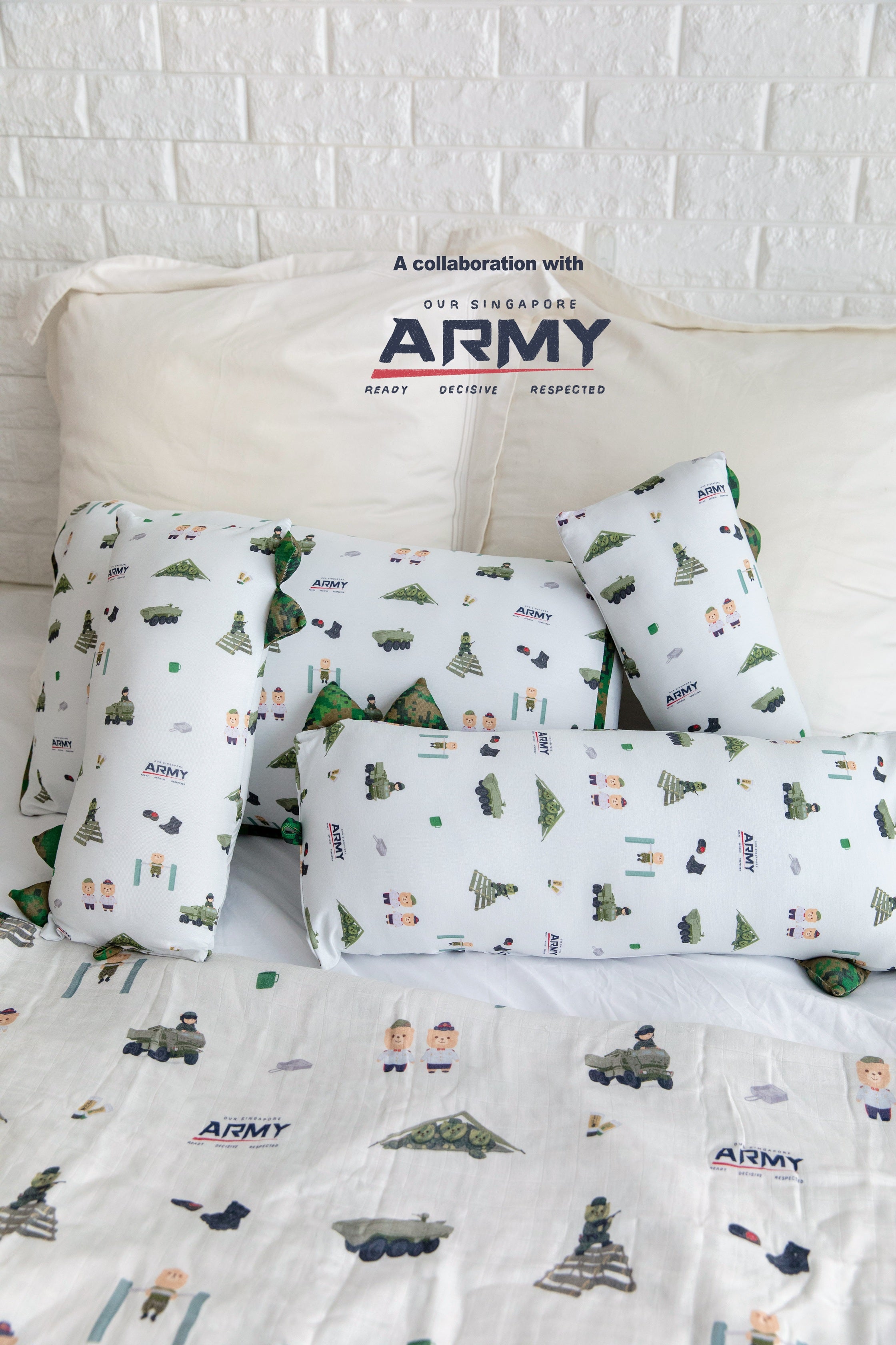 ARMYXPIPER Lovey & Pillow