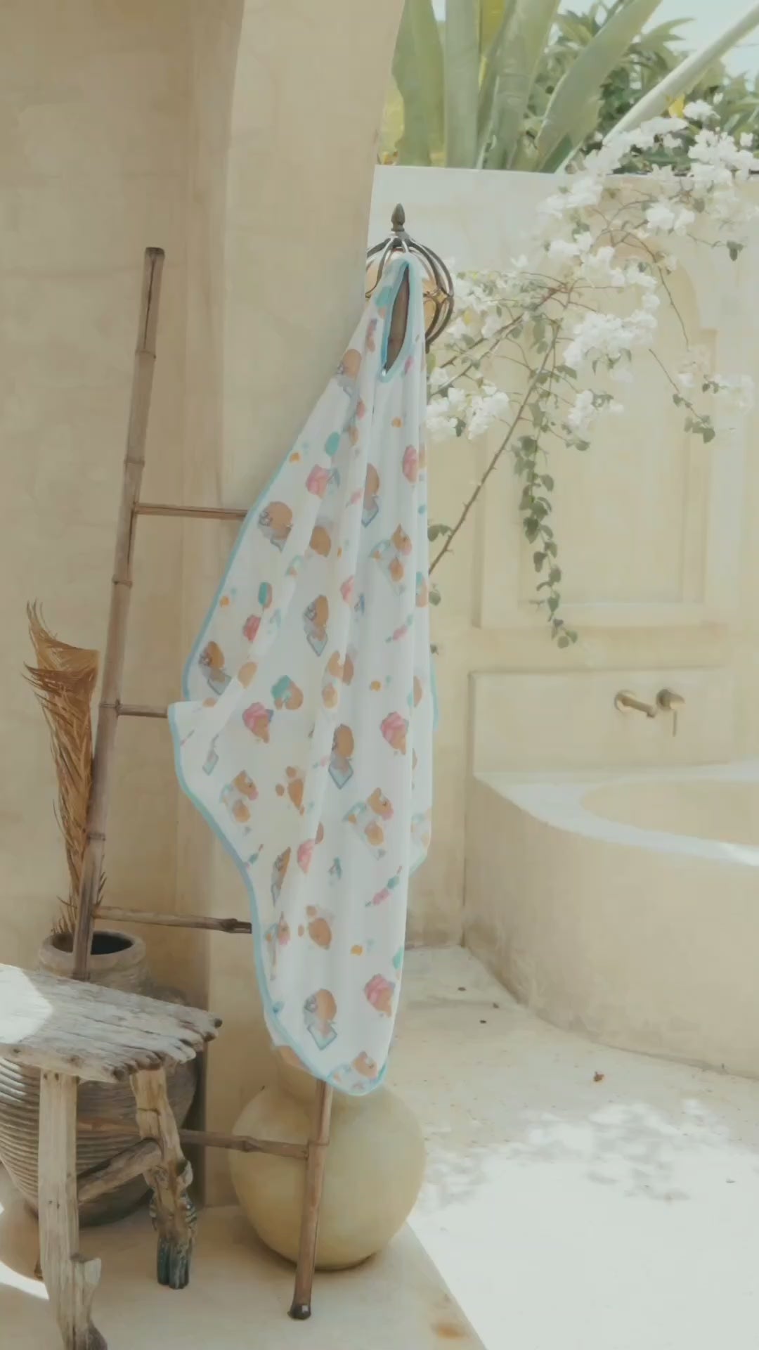 *PRE-ORDER* Pick & Dry Baby Apron Bath Towel - 敢做Gandang V2