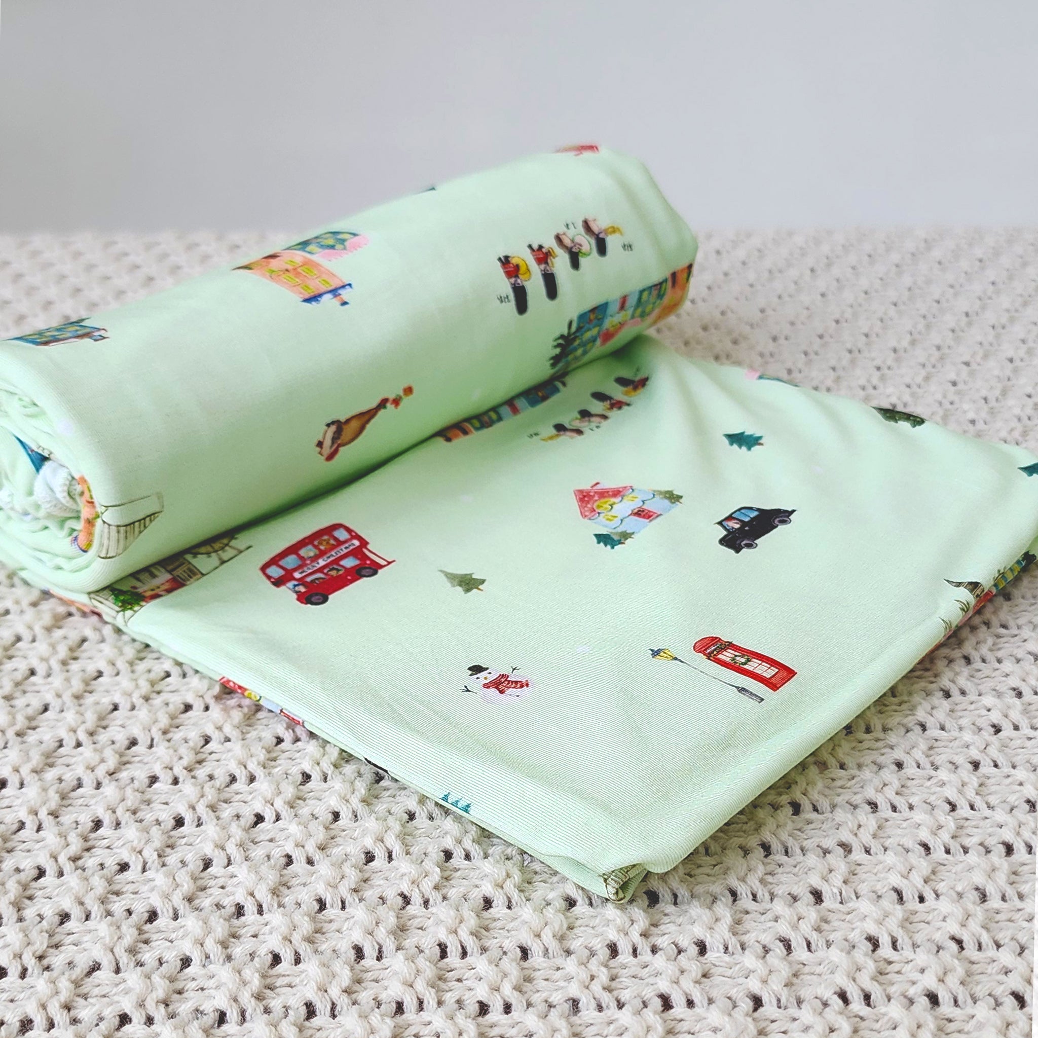 Bamboo Swaddle - London