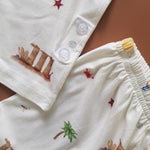 Load image into Gallery viewer, Toddler Pyjamas set - Merlions At The Beach
