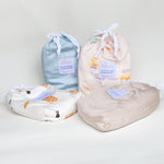 Load image into Gallery viewer, Bamboo Lyocell Cot Sheet - Toasted Oatmeal
