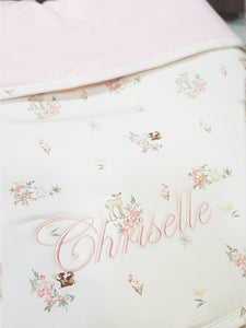 Bamboo Minky Blanket -Whimsical Forest