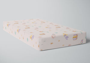 Bamboo Lyocell Cot Sheet - Mermaids