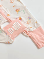 Load image into Gallery viewer, Bamboo Footie - Mermaids
