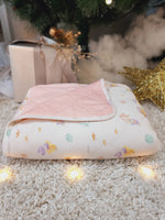 Load image into Gallery viewer, Bamboo Quilt Blanket - Mermaids
