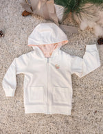Load image into Gallery viewer, Organic Cotton Reversible Hoodie Jacket (Whimsical Forest)
